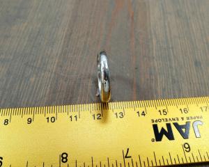 4mm wide silver wedding band