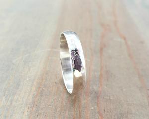 Textured Silver Ring