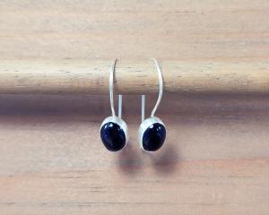 dainty closed hook earrings