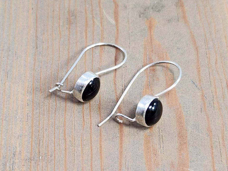 small delicate gemstone earrings